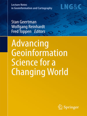 cover image of Advancing Geoinformation Science for a Changing World